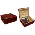 The Diplomat 25-50 Count Cherry Humidor Gift Set